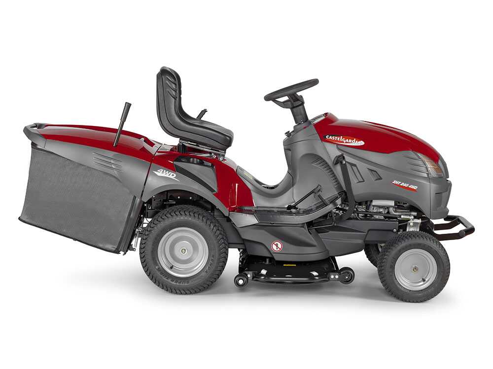 Castelgarden XHT 240 4WD – Tractor cortacésped con recogedor – cambio hidrostático – Image 3