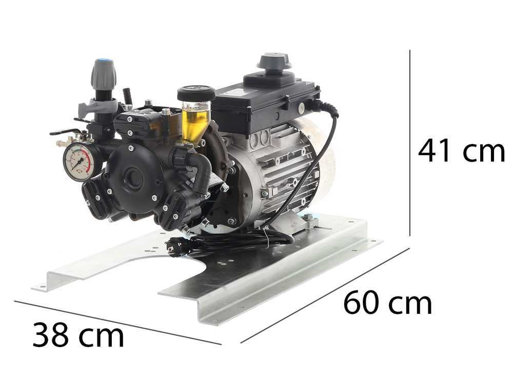Comet APS 41 – Motobomba fumigadora eléctrica de alta presión – motor monofásico 3 HP