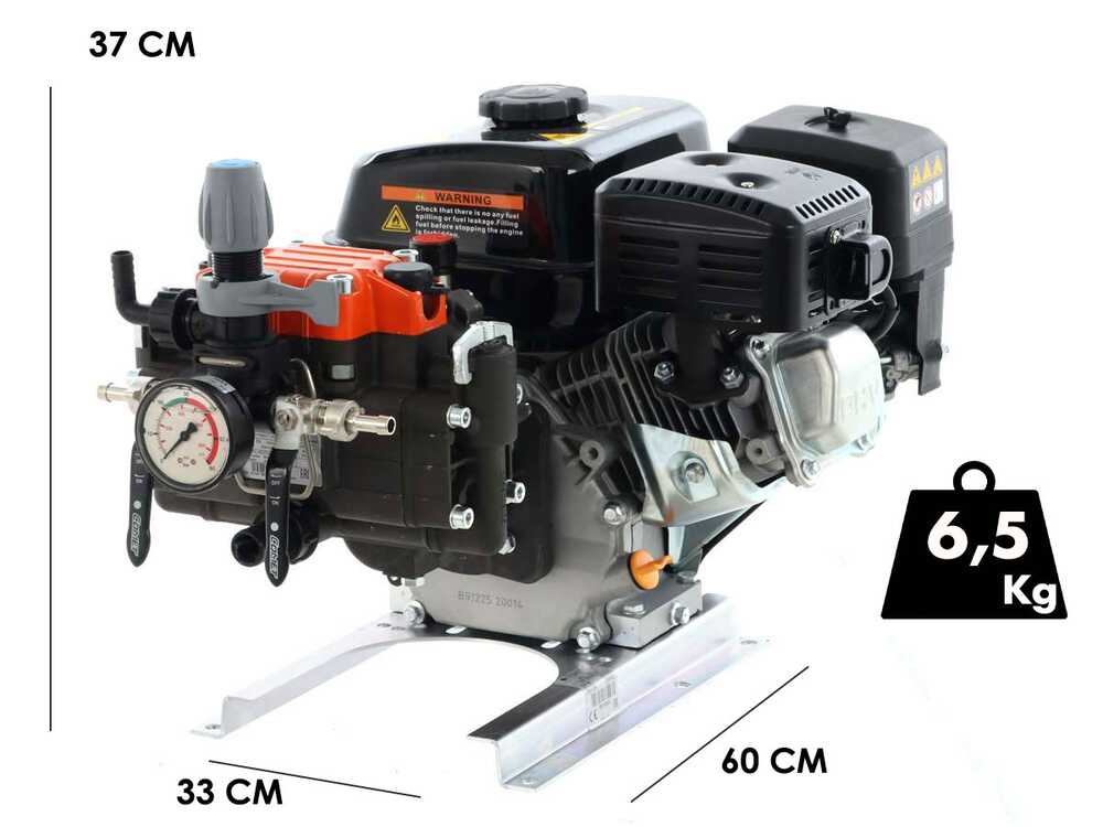 Comet MP 30 – Bomba fumigadora de gasolina con bomba – Motor Loncin G200F