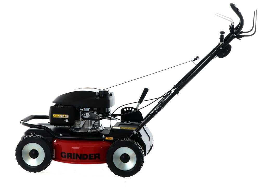 Cortacésped autopropulsado de gasolina GRINDER 52 VH – Con motor Honda GCVx 200 – Corte 52 cm – doble cuchilla mulching – Image 4