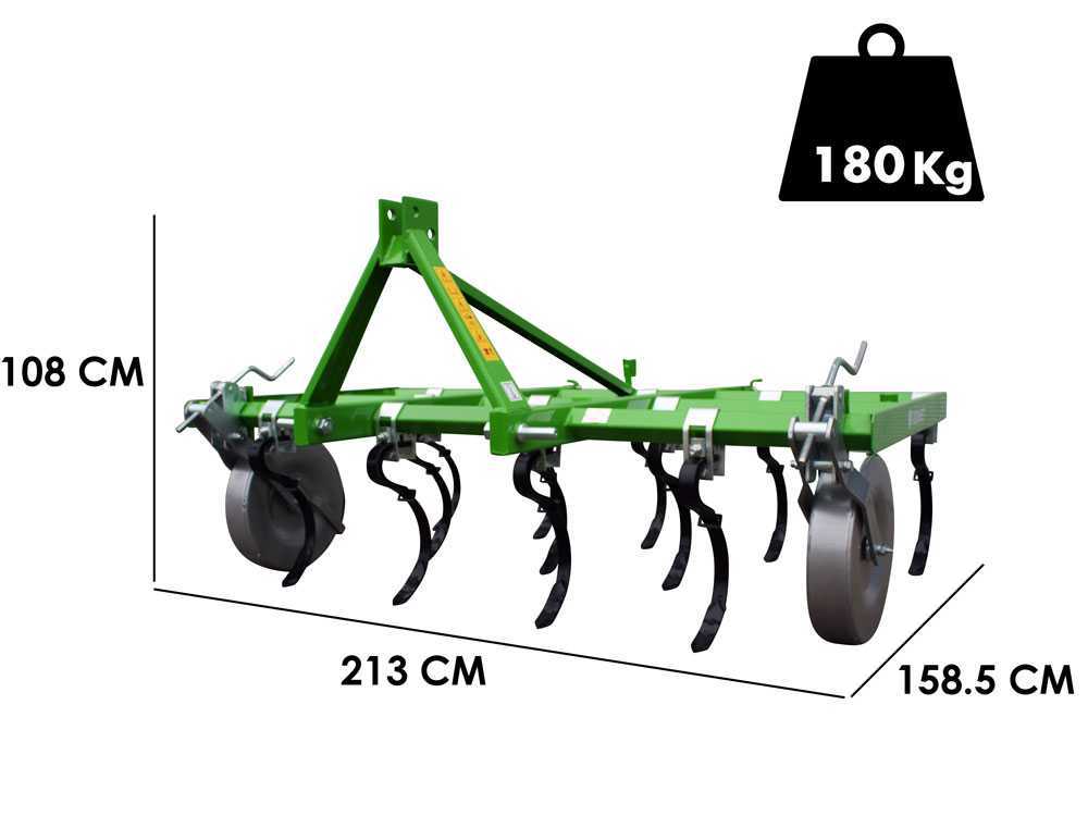 Cultivador de muelles Bomet Dorado – 14 dientes – Anchura de trabajo 210 cm
