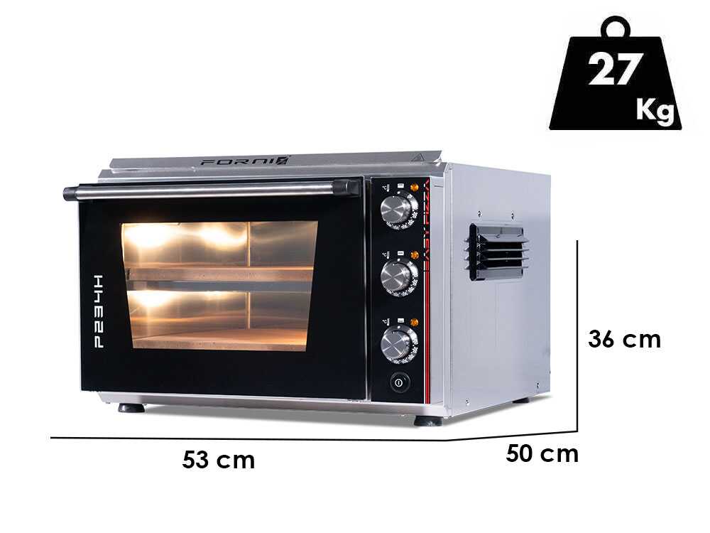 Effeuno Easy Pizza Classic P234H – Horno eléctrico para pizza – 3200 W