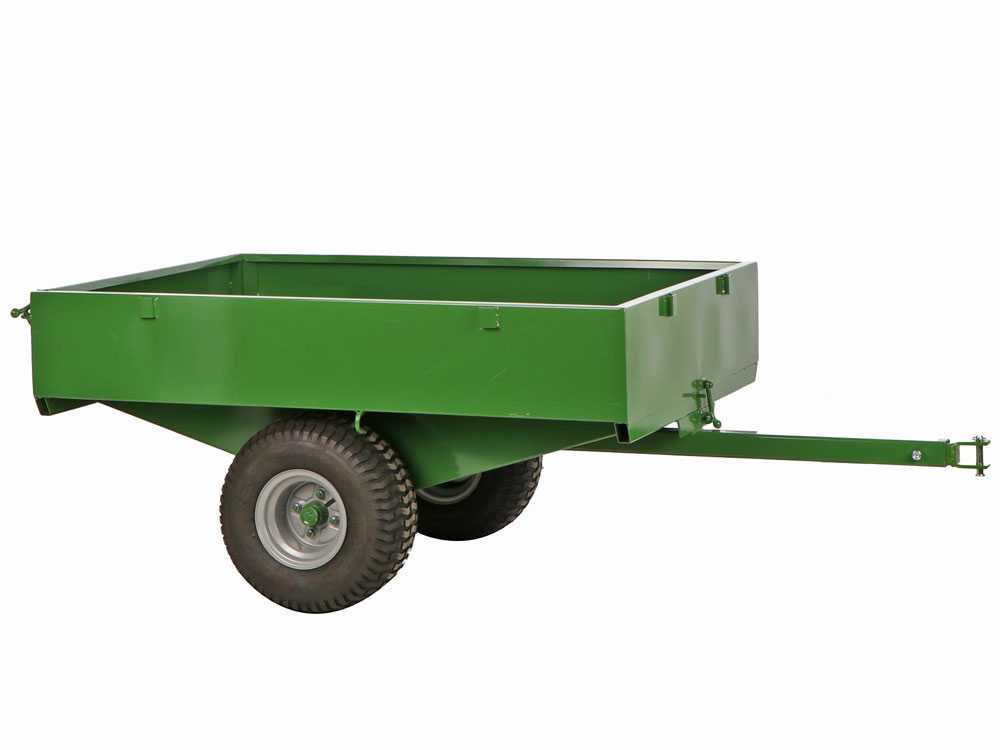 Francini FQ4 – Remolque de acero para tractor cortacésped – 120×90(h 25 cm) – Image 3