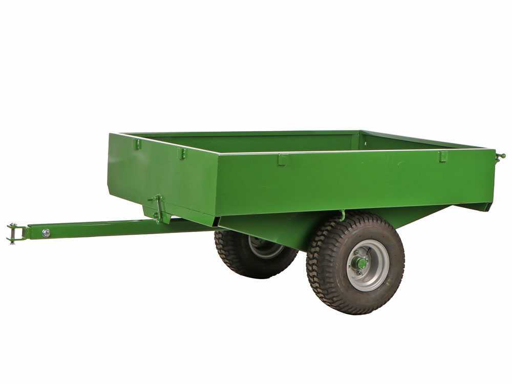 Francini FQ4 – Remolque de acero para tractor cortacésped – 120×90(h 25 cm) – Image 4