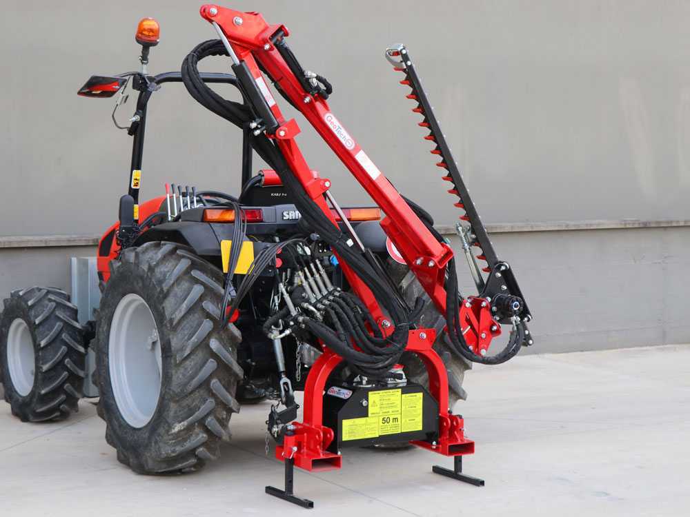 GeoTech-Pro THT 175 – Cortasetos de brazo para tractor con rotación lateral – Image 3