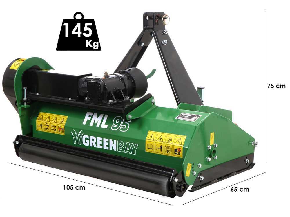 Greenbay FML 95 – Trituradora para tractor – Serie ligera