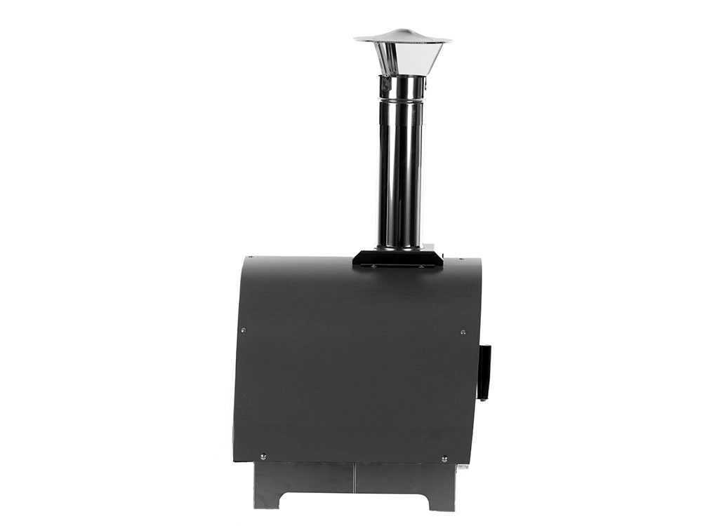 Horno de leña para pizza de exterior Quattro Stagioni Antracite – para 1 pizza – Image 4