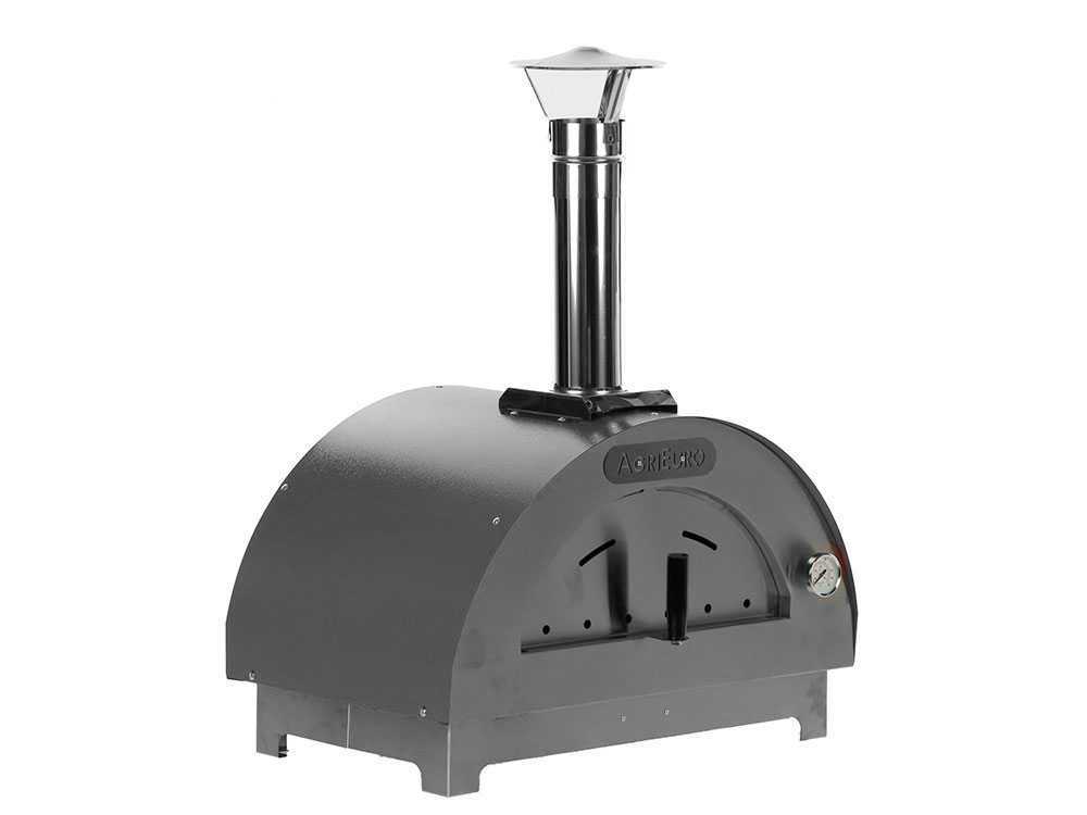 Horno de leña para pizza de exterior Quattro Stagioni Antracite – para 1 pizza – Image 3