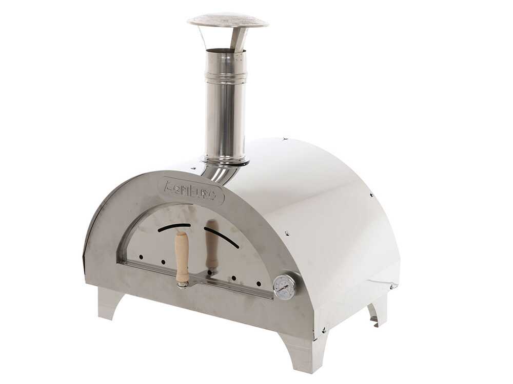 Horno de leña para pizza de exterior Quattro Stagioni INOX – para 1 pizza – Image 3