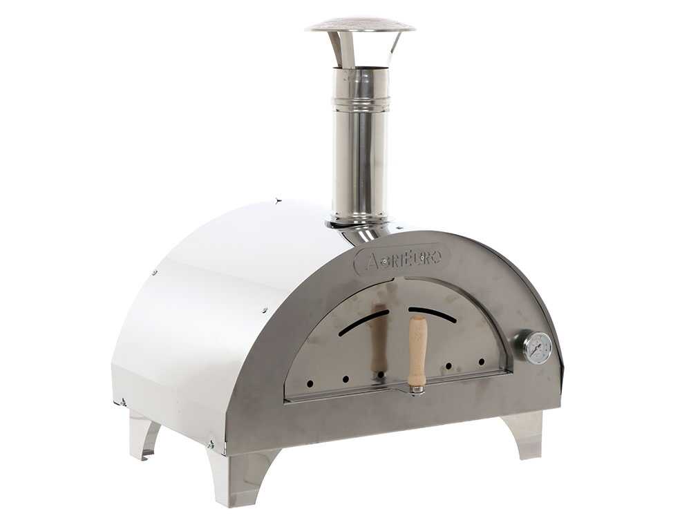 Horno de leña para pizza de exterior Quattro Stagioni INOX – para 1 pizza – Image 4