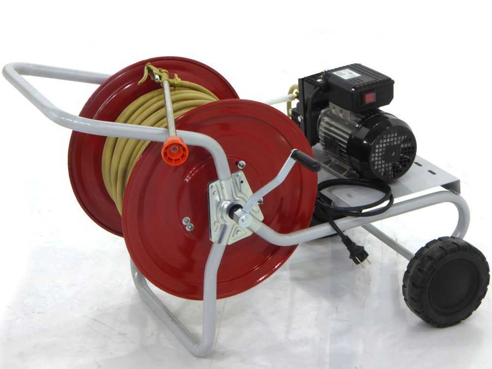 Motobomba fumigadora eléctrica con carretilla – Pompa Dal Degan DL218 – 20 bar máx – 18l/min