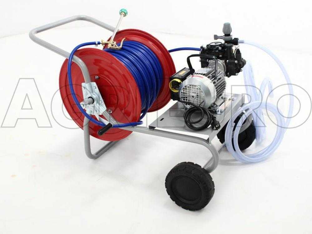 Motobomba fumigadora eléctrica con carro – Bomba Comet MC 20/20 – Motor eléctrico