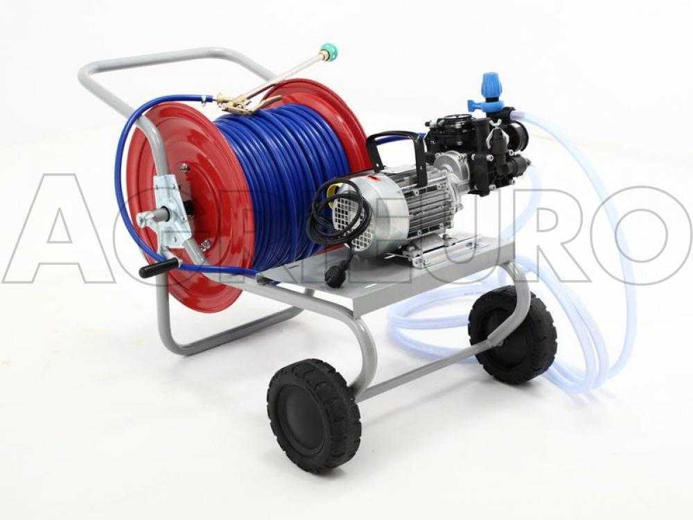 Motobomba fumigadora eléctrica con carro – Bomba Comet MC25 – motor eléctrico