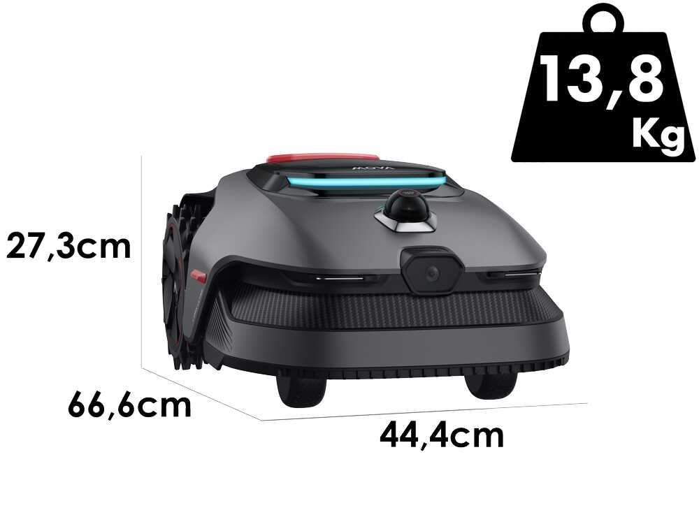 MOVA LiDAX Ultra 1200 – Robot cortacésped – Sin instalación