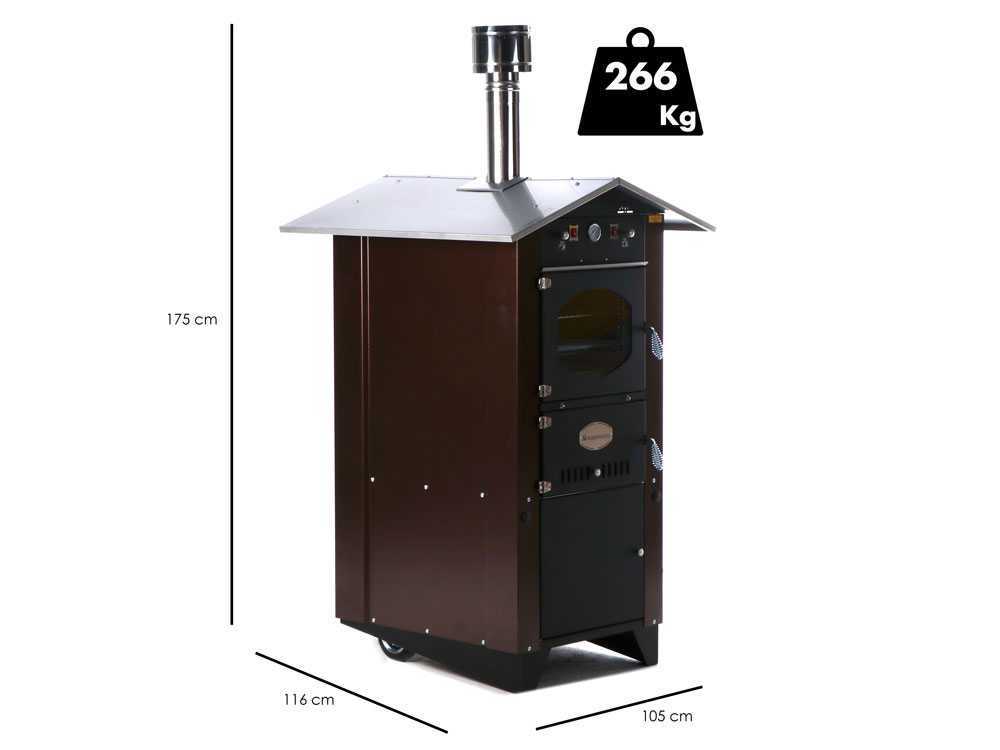 Rossofuoco Garden 80 Plus – Horno de leña de exterior