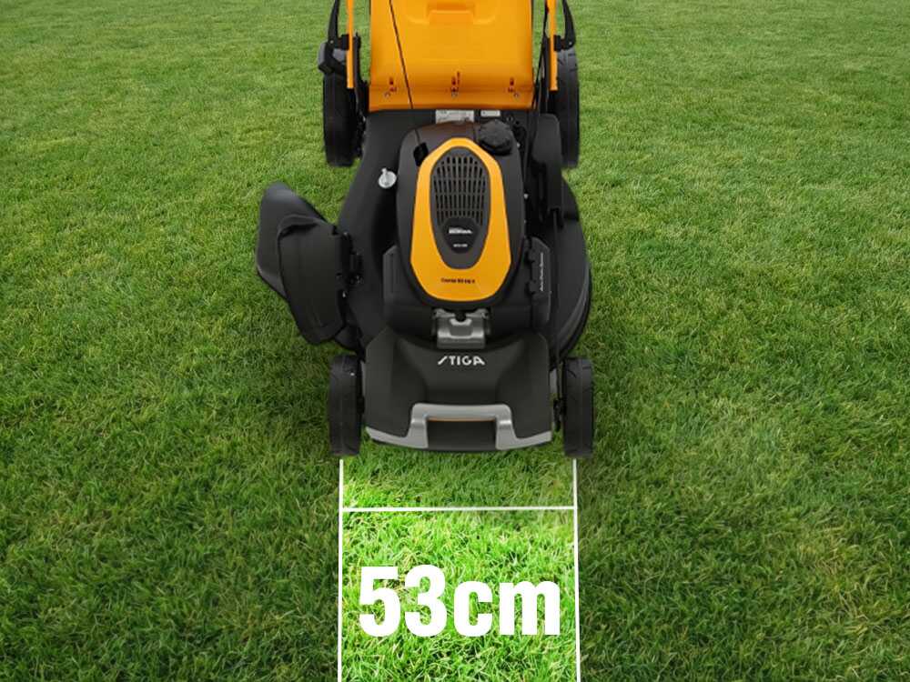 Stiga Combi 55 SQ H – Cortacésped de gasolina autopropulsado – Motor Honda GCVx200 – Corte de 53 cm – Image 3