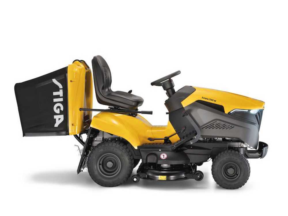 Stiga Estate 7102 W – Tractor cortacésped – cambio hidrostático – recogedor – mulching – Image 3