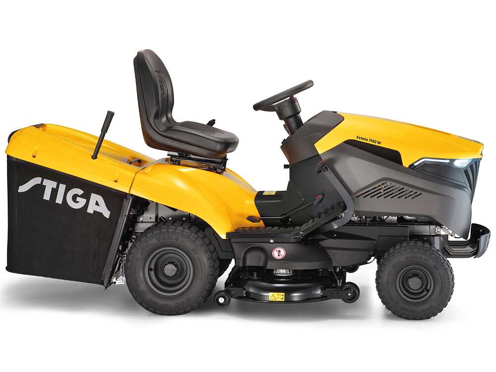 Stiga Estate 7102 W – Tractor cortacésped – cambio hidrostático – recogedor – mulching – Image 4