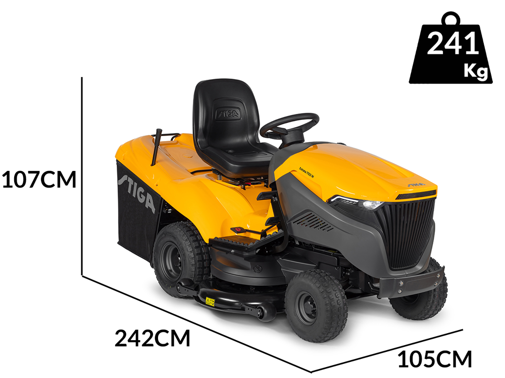 Stiga Estate 7122 W – Tractor cortacésped de gasolina – Motor ST 650 – Image 3