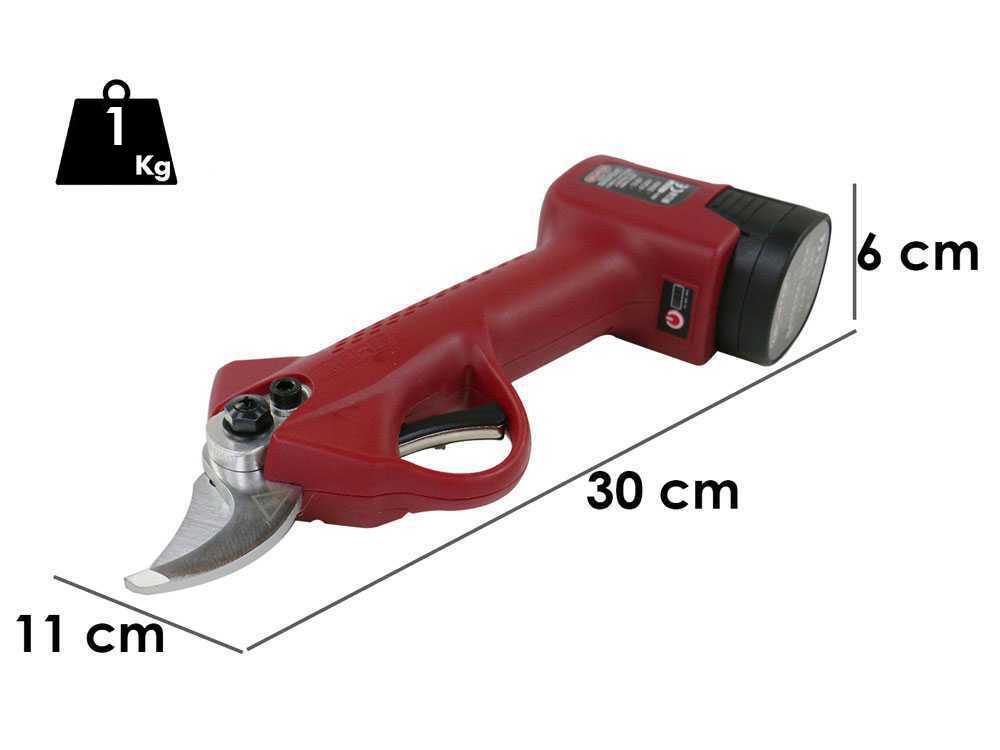 Tijeras de poda a batería Archman FE03-35 – 35 mm – 3 baterías de 16.8V/4Ah