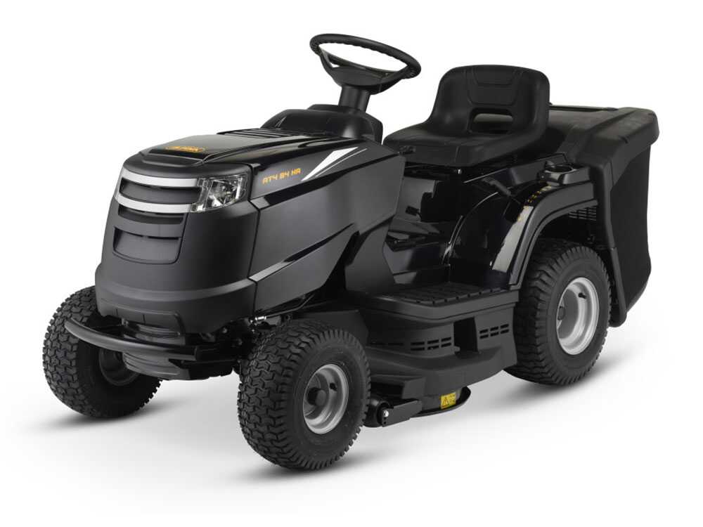 Tractor cortacésped Alpina AT4 84 HA – Saco de recogida – cambio hidrostático – Motor STIGA ST 400 – Image 4