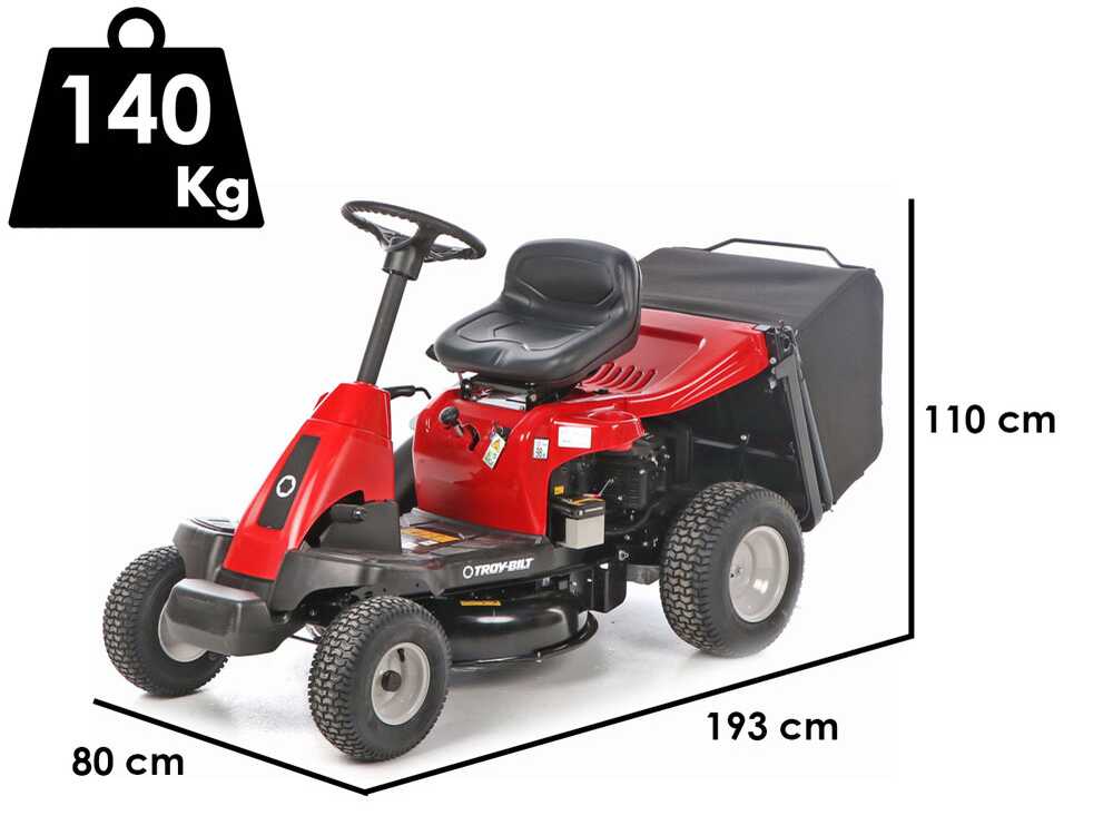Troy-Bilt TB 60T-R SELECT – Tractor cortacésped – Recogedor – Motor 196cc