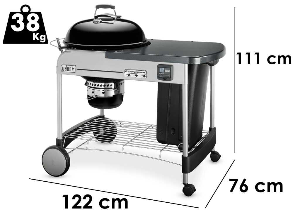 Weber Performer Premium GBS – Barbacoa de carbón