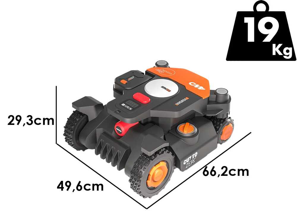 Worx Landroid Vision Cloud WR344E – Robot cortacésped 4WD – Sin instalación – Image 3