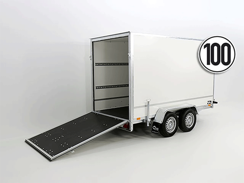 Remolque furgón BK Höhe:180cm 2,0t|Rampe-Nuevo